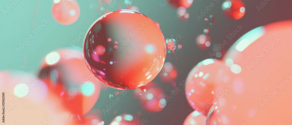 Poster Data visualization through abstract bubble charts for enhanced analysis and comparison