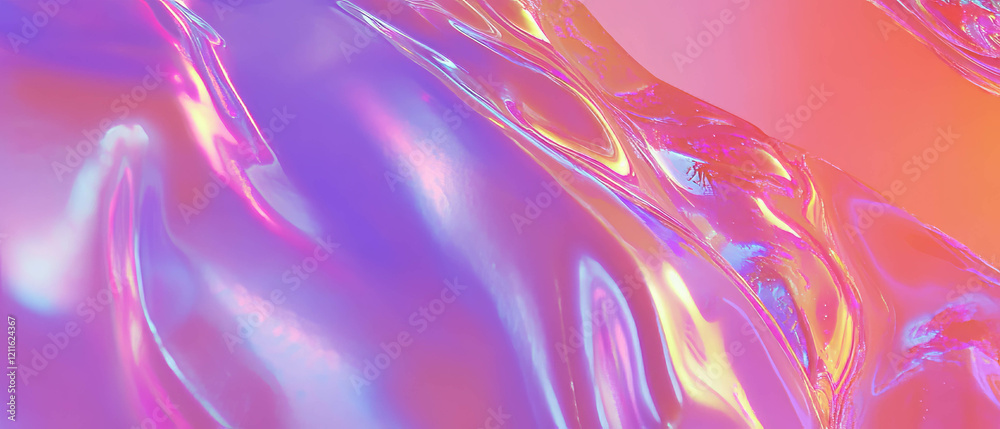 Aufkleber Dynamic abstract representation of 3D data streams showcasing data movement and analysis