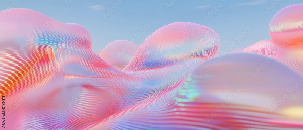 Poster Exploring interactive data visualizations through abstract 3D landscapes
