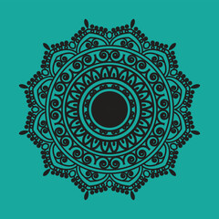 Simple mandala for print