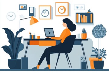 Virtual Telework Webinar And Learning Presentation Generative AI