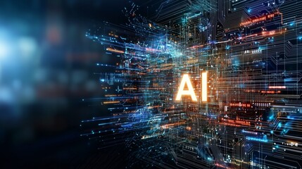 Obraz premium Innovative Communication in the Age of Digital Transformation Harnessing the Power of Technology and Artificial Intelligence to Redefine How We Understand Letters and Messages