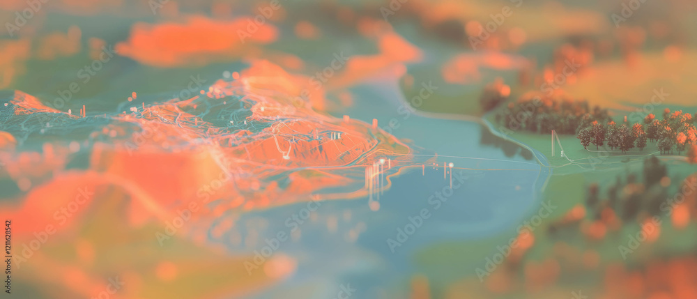 Poster Exploration of abstract 3D geographic maps for spatial data analysis and visualization