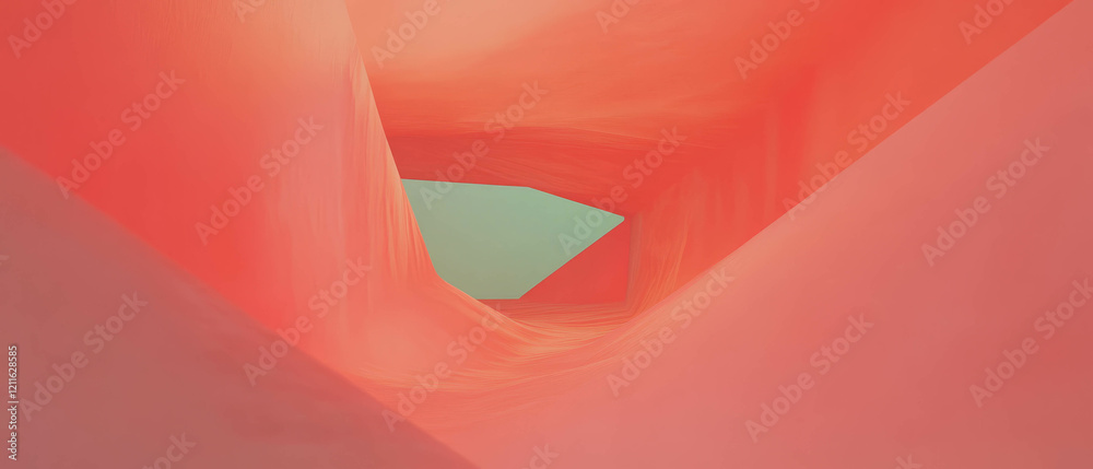 Aufkleber vibrant abstract background composed of geometric shapes with sharp edges and contrasting colors