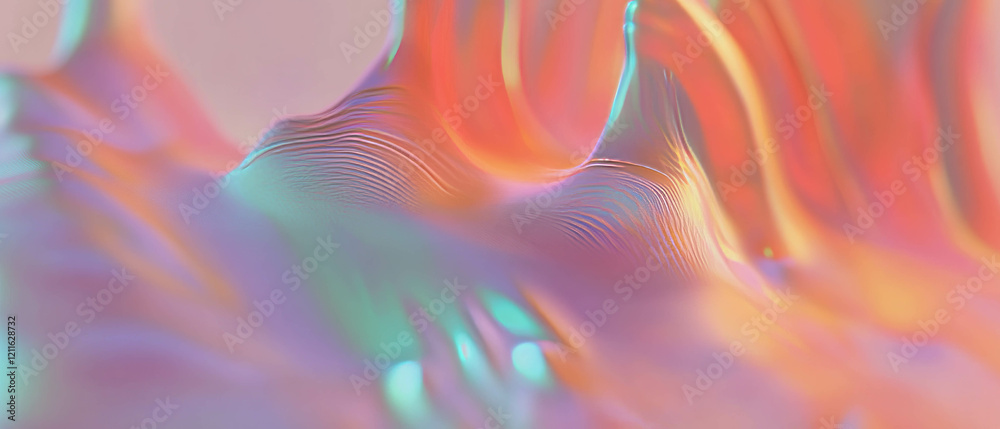 Poster Exploration of data visualization through abstract heatmap backgrounds