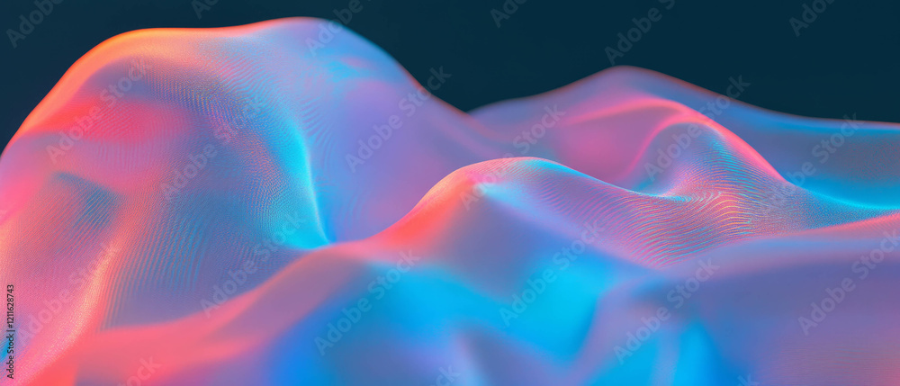 Aufkleber Exploration of abstract 3D histograms showcasing data distribution and analysis