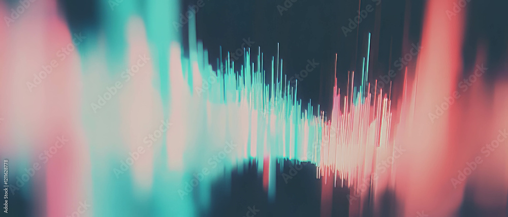 Poster Visualization of data frequency with abstract 3D histograms for statistical analysis