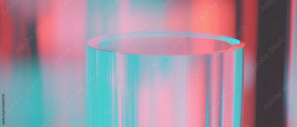 Poster Colorful abstract visualization of data using 3D pie charts with dynamic segments