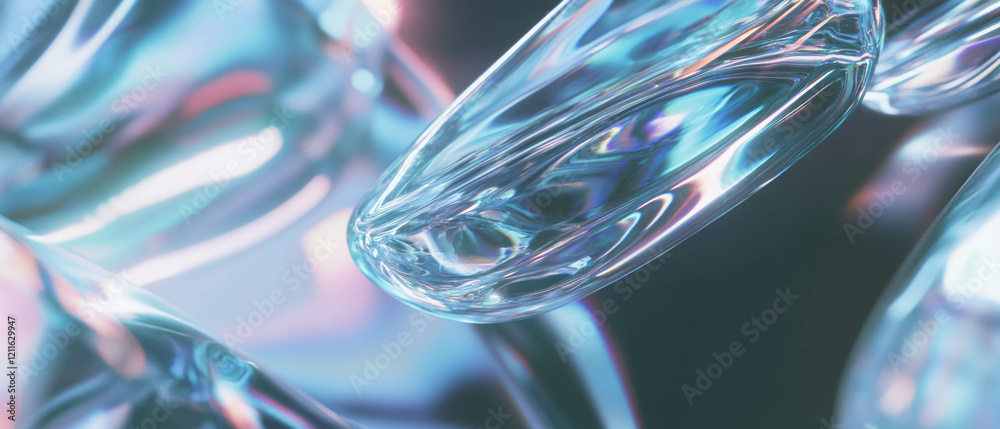 Poster Futuristic communication devices and advanced designs in a sleek abstract environment