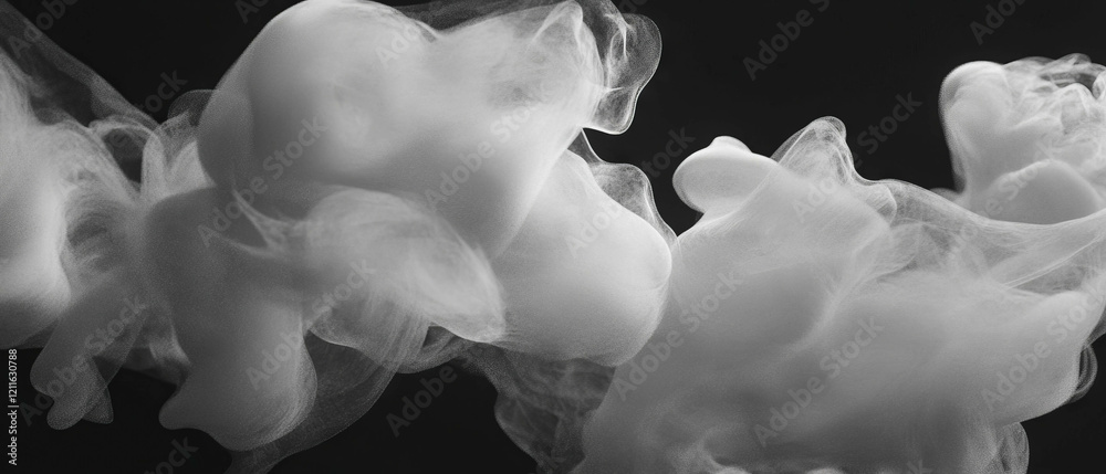 Poster Abstract visualization of 3D smoke morphing due to virtual wind dynamics in fluid movement