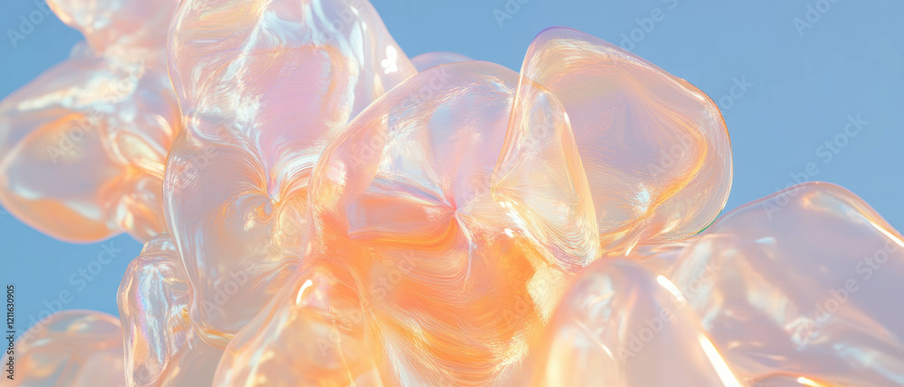 Poster exploring the depths of abstract 3d smoke with symbols and hidden messages