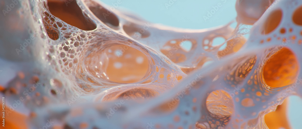 Poster Exploring the intricate details of fractal smoke patterns in a mesmerizing 3D space