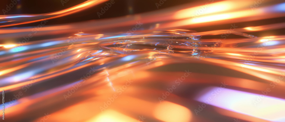 Poster Exploring dynamic interaction of sound waves and light in an abstract environment