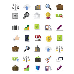 Workshop and Office related  icon collection. Editable  icon set.