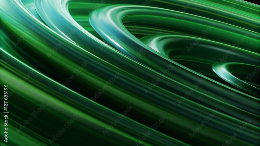 Aufkleber abstract green motion blur background with dynamic lines, modern design. background technology futur