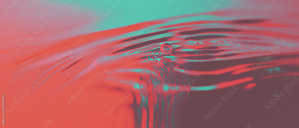 Poster exploration of abstract sound waves with hidden meanings and intriguing symbols