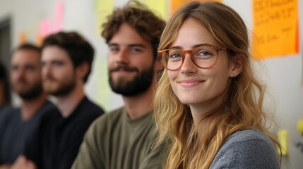 Fototapeta premium Young Professionals in a Creative Office Environment