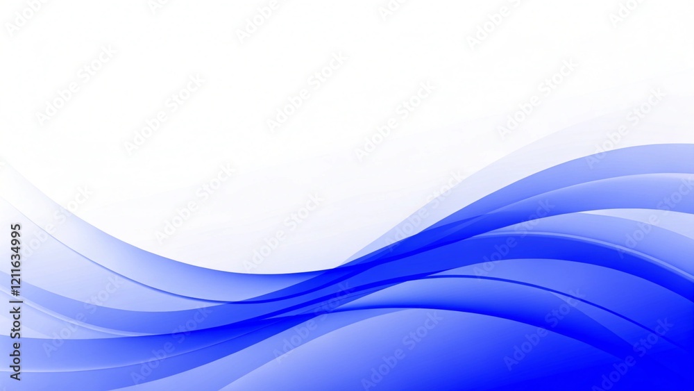 Aufkleber abstract header color wave design element with blue lighting effect. blue line and wave for modern b