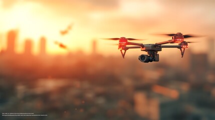Dramatic Drones Performing Search and Rescue in Disaster Zone