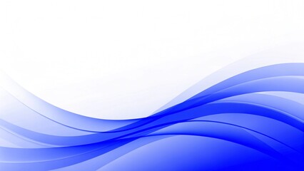 Obraz premium Abstract header color wave design element with blue lighting effect. Blue line and wave for modern banner, dynamic motion background, elegant flow template, digital graphic style