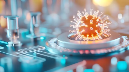 Advanced Lab Researching Cures for Global Diseases A Conceptual Visualization