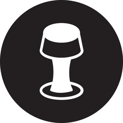 Table Lamp glyph icon