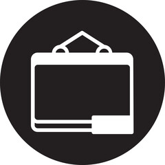 whiteboard glyph icon