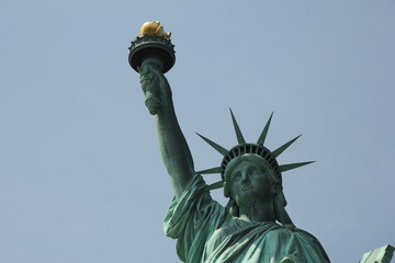 Fototapeta premium close up of the statue of liberty