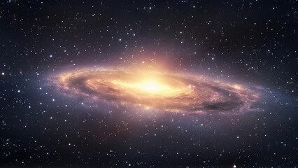 Obraz premium Spiral galaxy, cosmic dust, stellar formation, deep space backdrop, astronomy