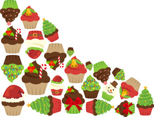 Cupcake Christmast Corner