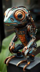 Obraz premium clasic chameleon robot