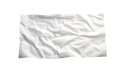 Crumpled Paper Note in Bright Office Setting