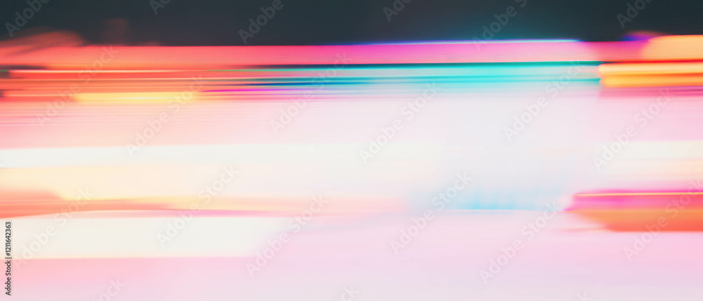 Fototapete Gradients blend to create a dynamic abstract background with a digital glitch effect