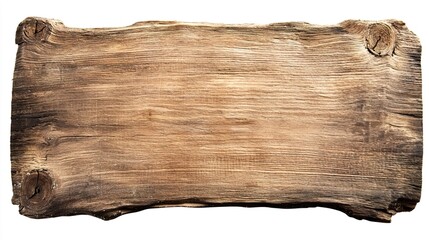 Naklejka premium Rustic Wooden Signboard for Various Uses