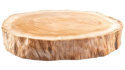 Natural Wooden Round Slice for Rustic Decor and Craft Projects
