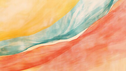 Fototapeta premium Abstract Pastel Fabric Draped in Soft Hues