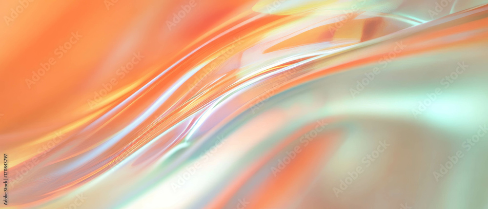 Poster abstract data waves create a modern design for digital business branding opportunities