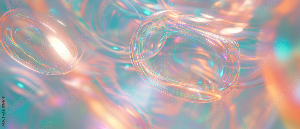 Aufkleber dynamic motion in cybernetic ripples with pulsing energy and futuristic elements