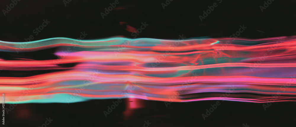 Poster data streams ripple through a vibrant digital landscape of connectivity and technology