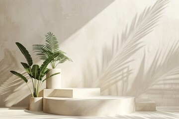 High Definition Picture of Fashion Product Podium for Post Background