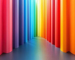 Colorful rainbow stripes background.