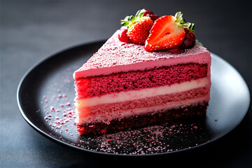 Cheesecake with strawberry