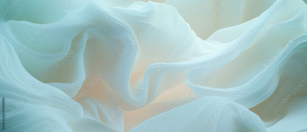 Aufkleber Dusty textured background creating depth with soft, flowing patterns in cool tones