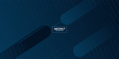 Dark blue dynamic gradient abstract background. Rectangle pattern shape. Cool design. Vector Eps10