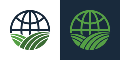 farm global icon logo design abstract vector © GASTAN ALVARENDRA ST
