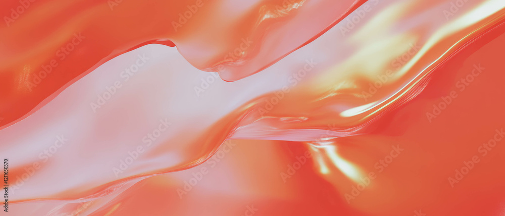 Aufkleber Gradient digital waves create an abstract and modern visual experience