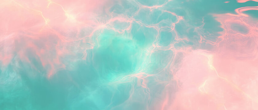 Gradient design featuring mermaid texture with a smooth empty center for creative projects