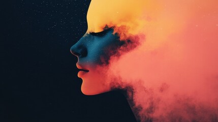 Exploring state of mind and mental health through cosmic art