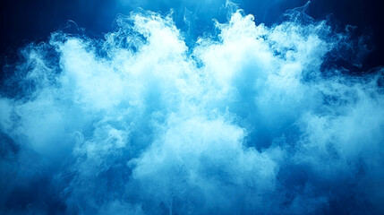 Abstract Blue Smoke Cloud Background: Ethereal, Dreamy, and Enigmatic