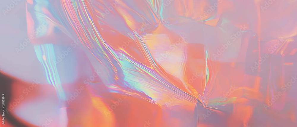 Fototapete captivating iridescent patterns create a modern abstract background for design projects